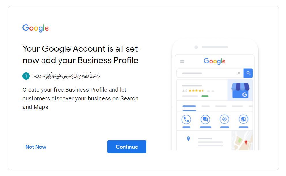 Google Ads account setup